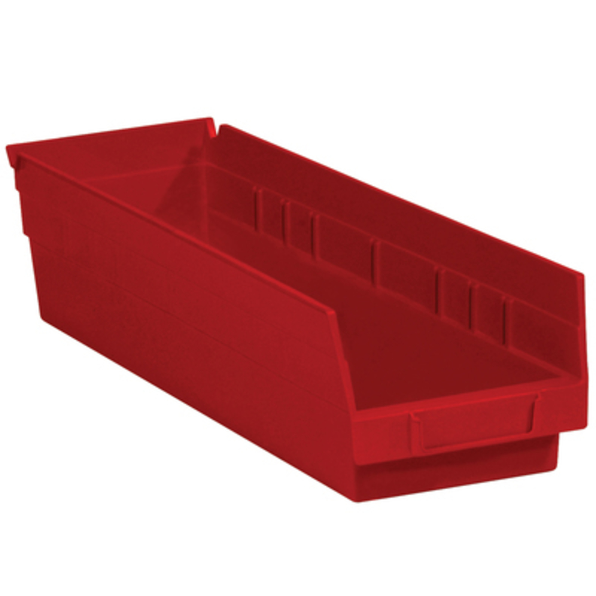 17 7/8 x 4 1/8 x 4in. Red Plastic SBB 20/CS, Height 4 in, Width 4.125 in, Bins Included (qty.) 20 Model# BINPS111R